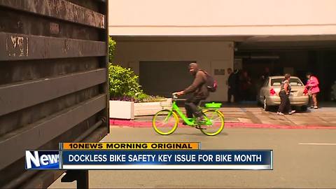 Dockless bike safety key issue for Bike Month in San Diego