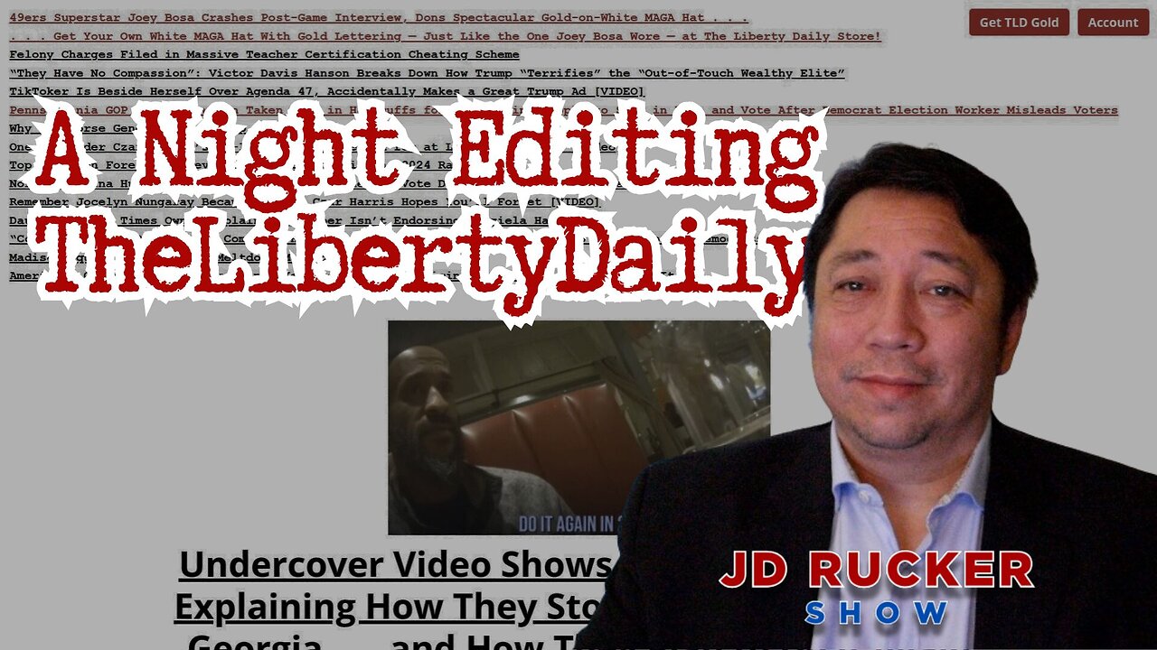 A Night in the Life of Editing "The Liberty Daily"