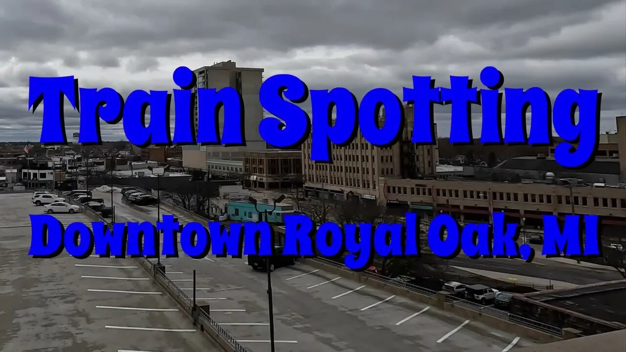 Trainspotting in downtown Royal Oak, MI