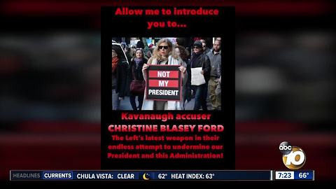 Kavanaugh's accuser was an anti-Trump protester?