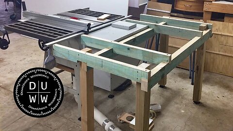 Building a new outfeed table for my table saw - Part 1