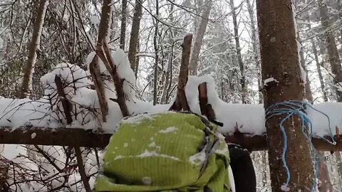 10 ===== One man's survival in the wild Blizzard outdoor learning these days are good