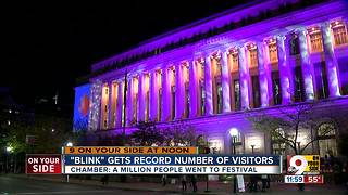 Cincinnati Chamber says 1 million people went to first ever BLINK Cincinnati