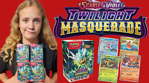 Twilight Masquerade Build and Battle Boxes Pokémon card opening!