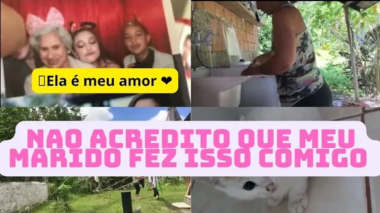 Não acredito que meu marido fez isso comigo- Mostrei uma foto dela- Vlog Organização cansada.