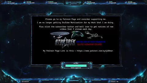 syfy88man Game Channel - STO - StreamElement/Restream Test Stream