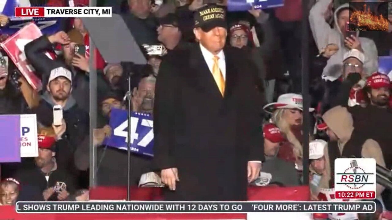 President Trump Rally Traverse City MI Oct 25 2024