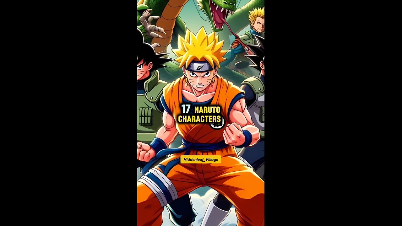 Naruto Characters in DBZ Style ! #naruto #dragonballz #anime #foryou