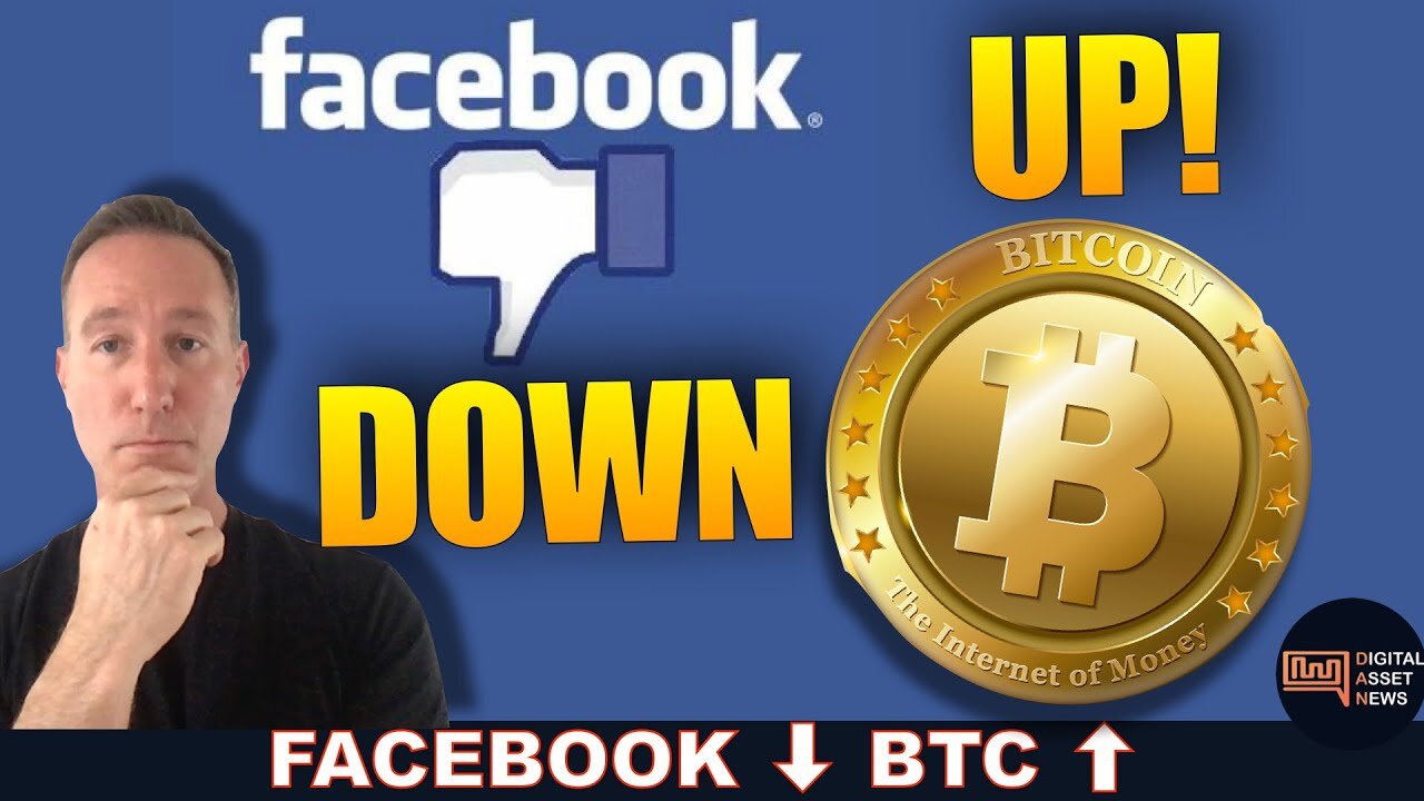 FACEBOOK INSTAGRAM & WHATSAPP DOWN! BITCOIN UP! HERE'S WHY.