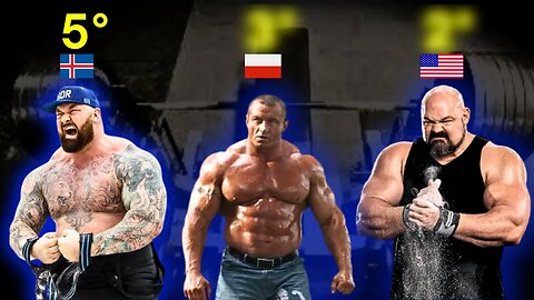 Os 5 MAIORES Atletas de STRONGMAN da História!