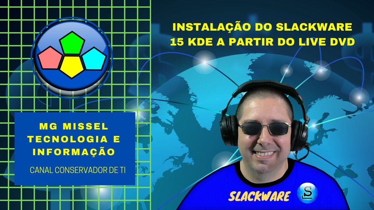 INSTALAÇÃO DO SLACKWARE 15 KDE A PARTIR DO LIVE DVD