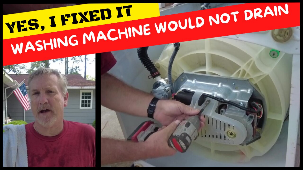 How To Repair A Washing Machine That Will Not Drain