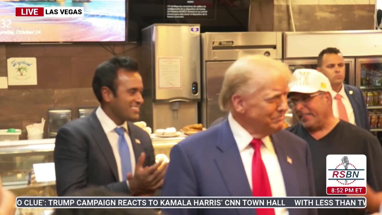 Trump Visits Cuban Bakery in Las Vegas - 10/24/2024