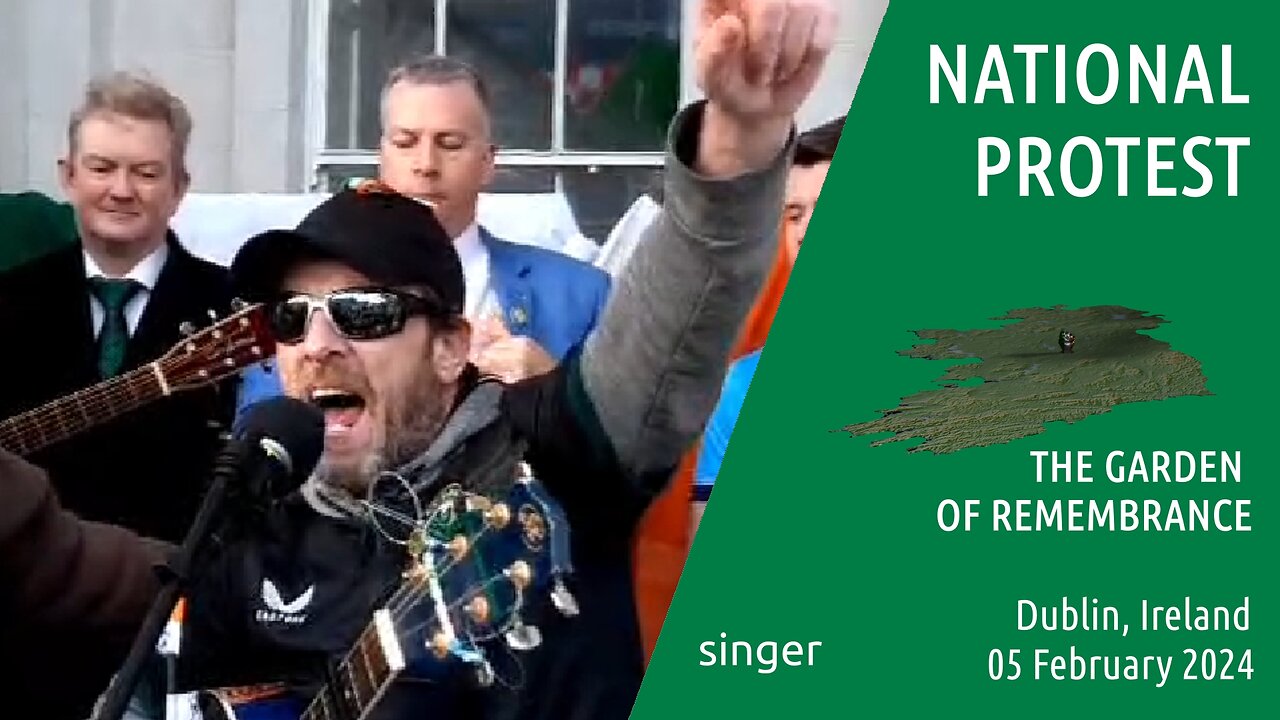 singer - National Protest, Dublin , Ireland - 05 Feb 2024