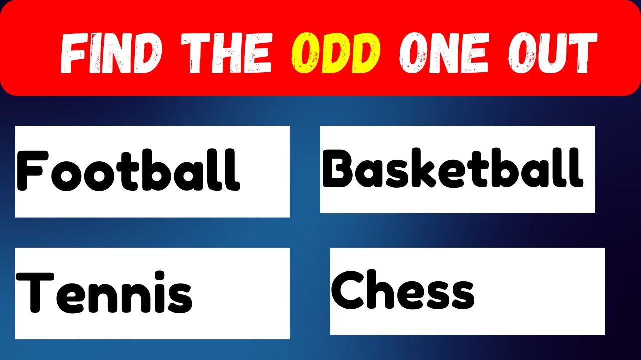 CAN YOU FIND THE ODD ONE OUT? CAN YOU SCORE 30/30?