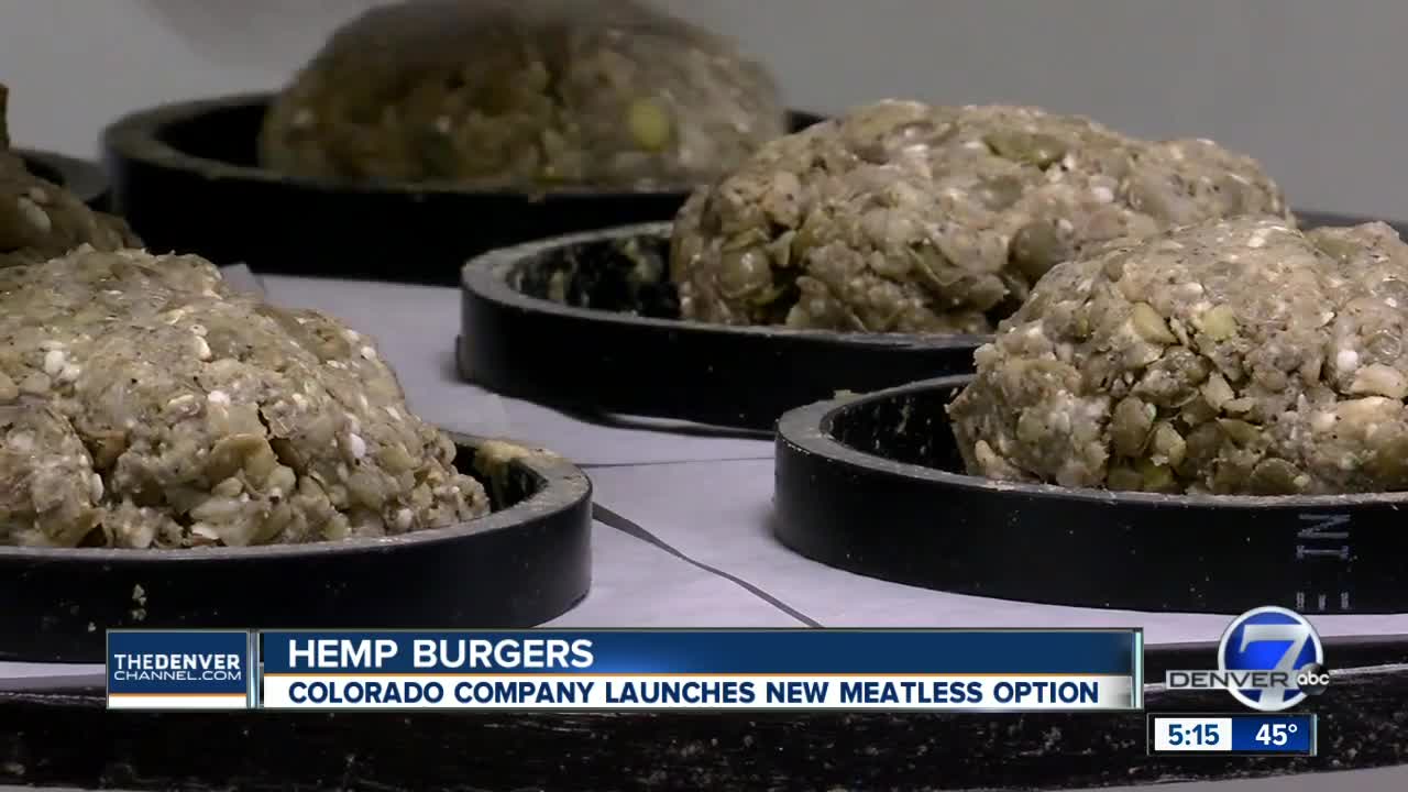 Blazing hot: Colorado company makes burger from hemp. And no, it won't get you high