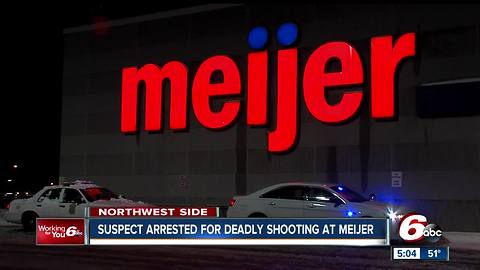 Suspect arrested in connection with fatal shooting in Meijer parking lot