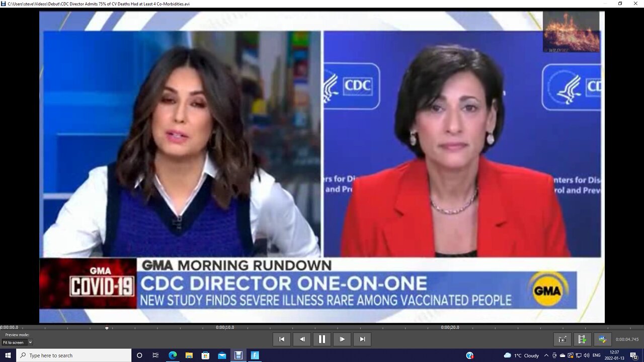 CDC on ABC, 75% of Deaths had 4 comorbidities