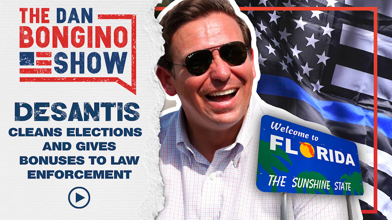 Desantis Cleans Elections And Gives Bonuses To Law Enforcement