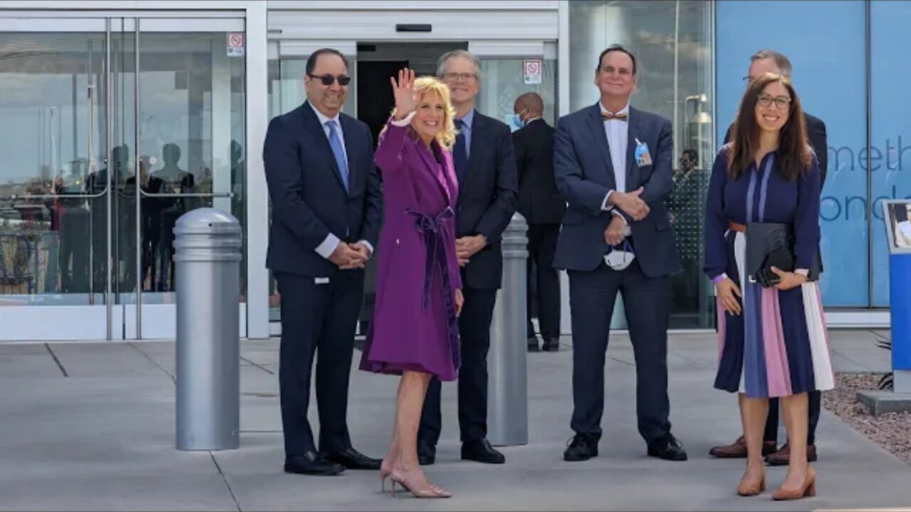 First lady Dr. Jill biden visits intel facilities in Arizona