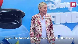 Ellen DeGeneres Evacuates Because Of Wildfires