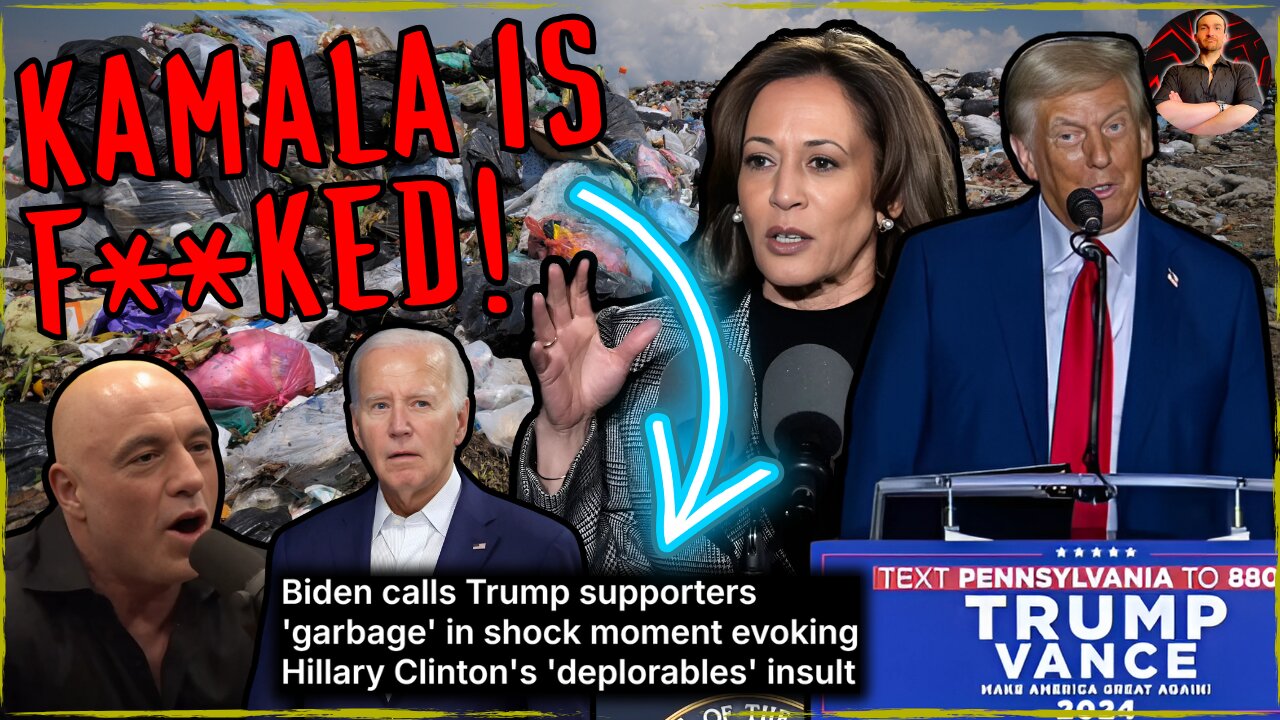 Biden Calls Trump Supporters GARBAGE! Kamala is Falling Apart!