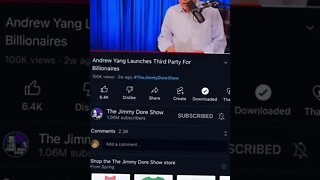 DailyDaamn 8-20-22 - AndrewYang starts 3rd political party? - @JimmyDore - @DaamnTalk #DTDJØ - DTDJO