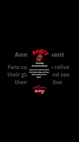 The Rolling Stones' Epic Tour Announcement #shorts #rollingstones #rocknroll