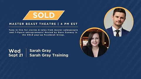 Master Beast Theatre with Sarah Gray