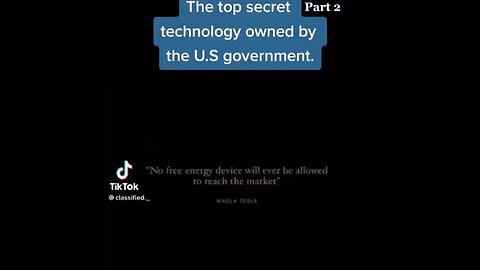 Free energy has been available for 100 years but it would not have made the Cabal the billions and b