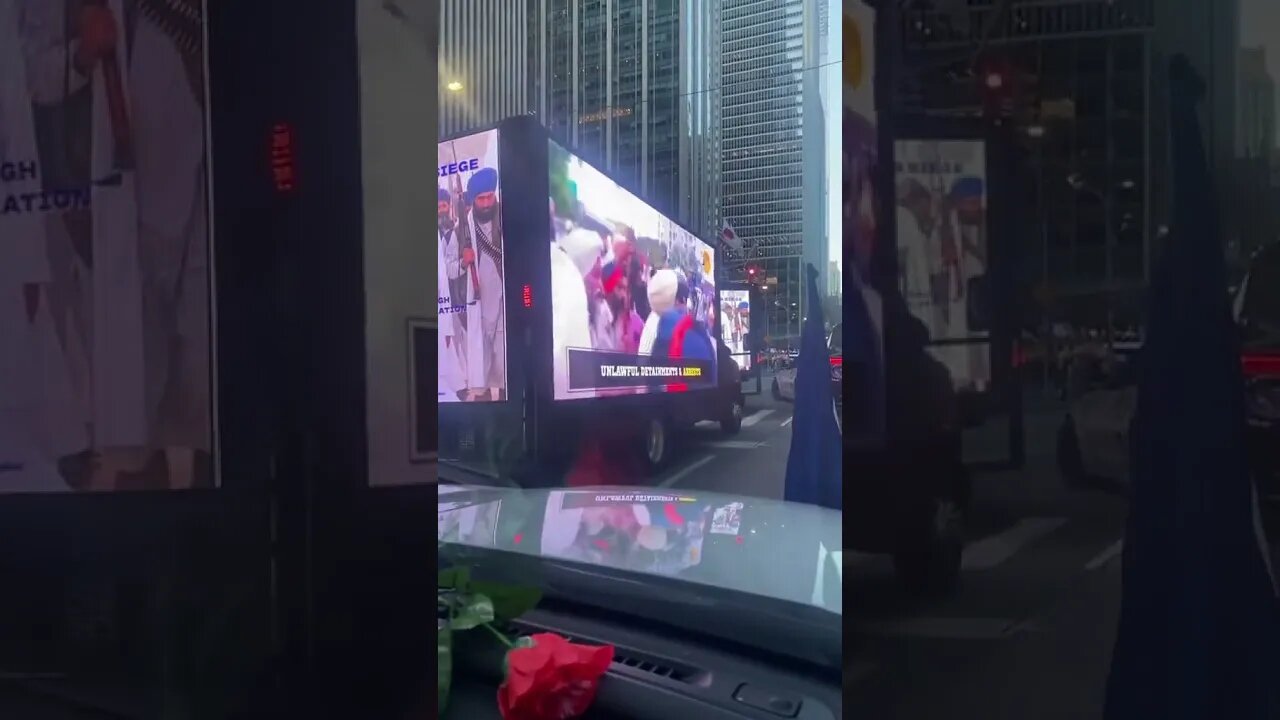 Times Square NYC 🇺🇸 #PanjabUnderSiege