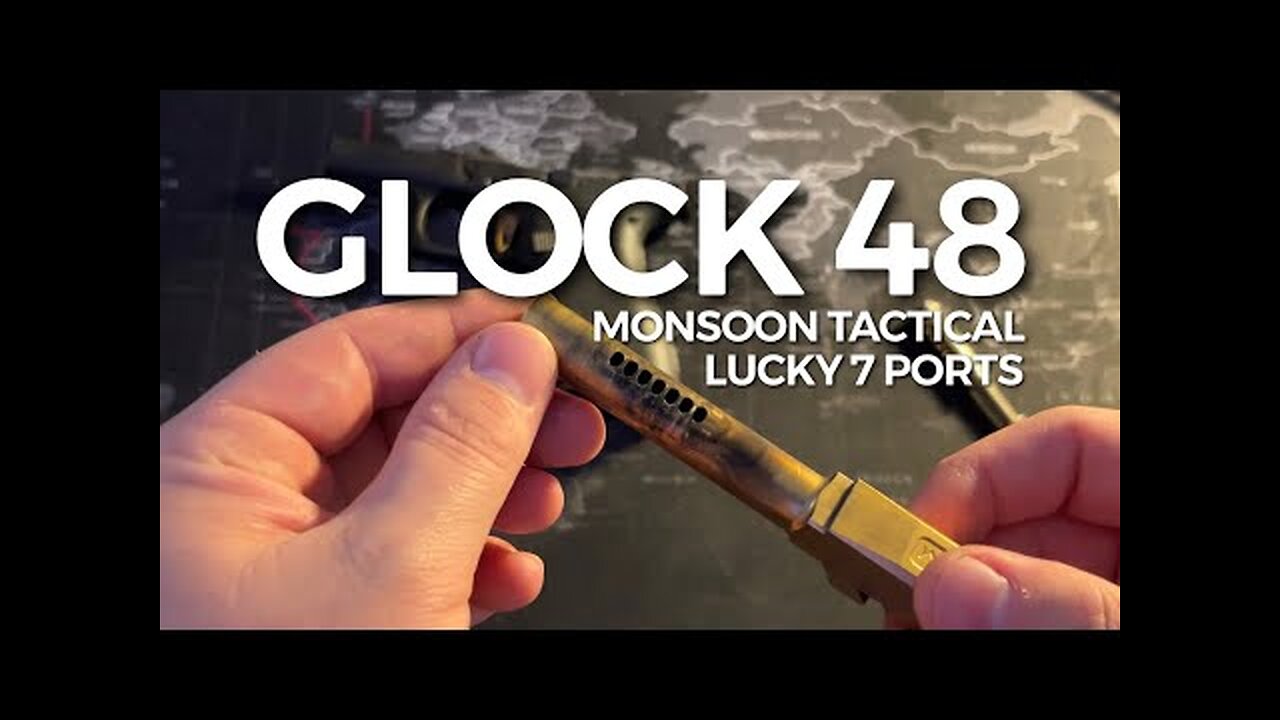 Glock 48 Monsoon Tactical Lucky 7 ported barrel is a spicy choice