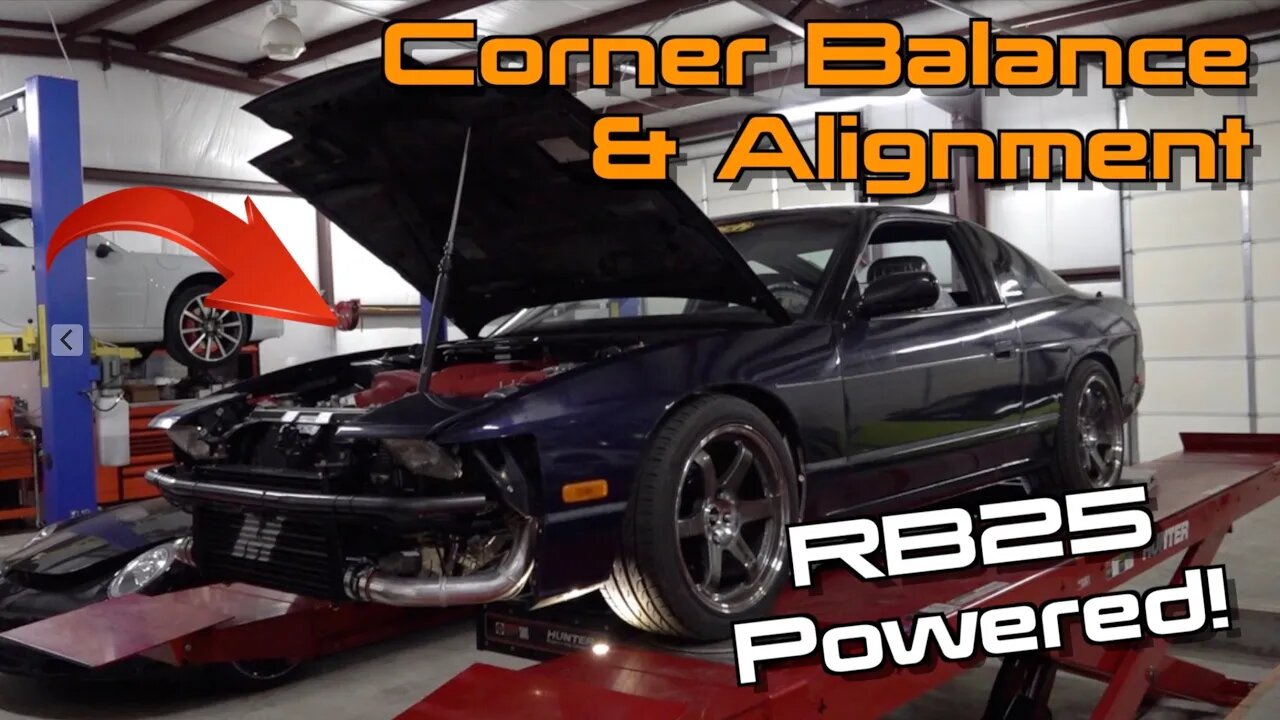 The 240SX Gets Corner Balanced & A Much Needed Alignment!