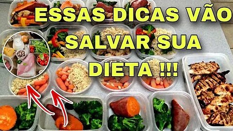 DICAS IMPORTANTES PRA QUEM NÃO TEM TEMPO DE FAZER COMIDA !!