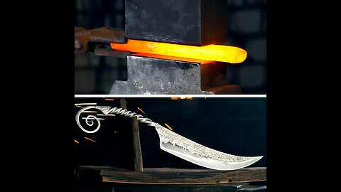 Blacksmithing Wonders: Crafting an Amazing Dagger through Skill and Technique