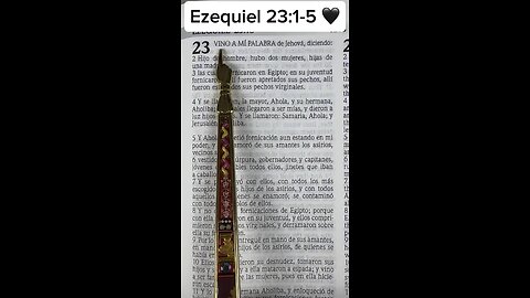 Lee la Biblia conmigo 1 minuto 📖| Ezequiel 23:1-5 #music #pianomusic #biblia #ezequiel #salmos