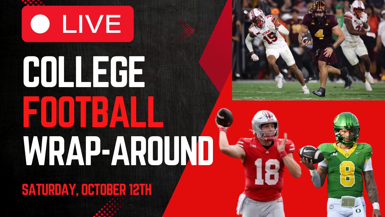 Arizona State Takes Down 15Utah?! | College Football Wrap-Around | Saturday, October 12th