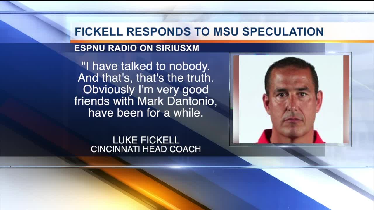 Fickell: "I have talked to nobody" other than Dantonio at Michigan State