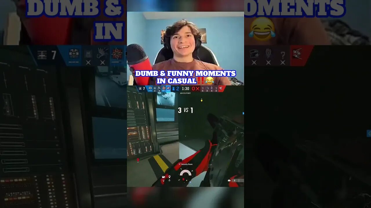 R6 Casual Is Always Fun…😂 | #shorts #rainbowsixsiege #gaming #funny