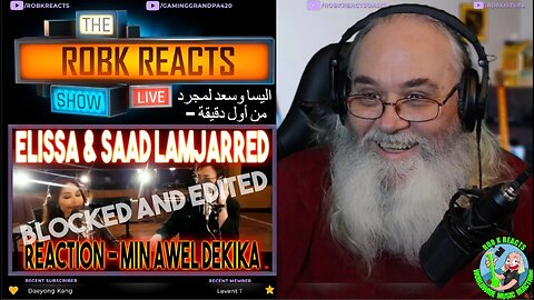 Elissa & Saad Lamjarred Reaction - Blocked and edited - Min Awel Dekika - Requested