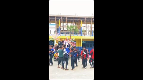 joget bareng drumband gema nada permusa