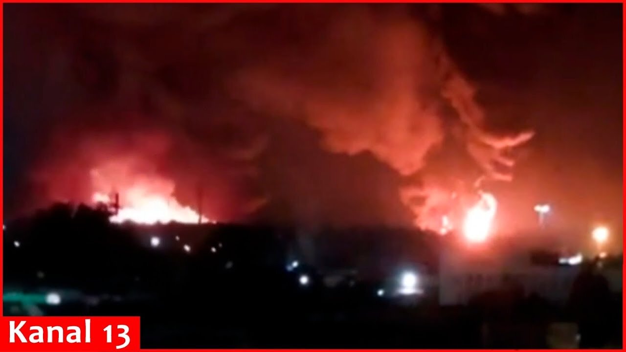 Ukraine hit airfield with many Russian fighter jets on Russian territory – Strong fire occurred