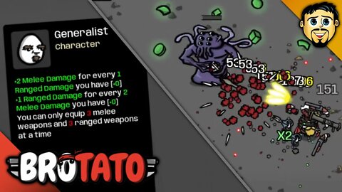 Explosive Shotgun Generalist | Danger 0 | Brotato