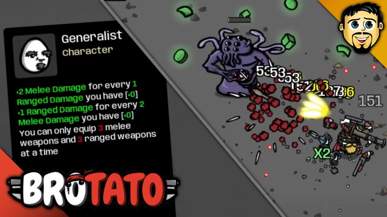 Explosive Shotgun Generalist | Danger 0 | Brotato