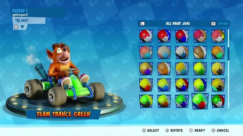 All Classic Kart Paint Jobs Showcase - Crash Team Racing Nitro-Fueled