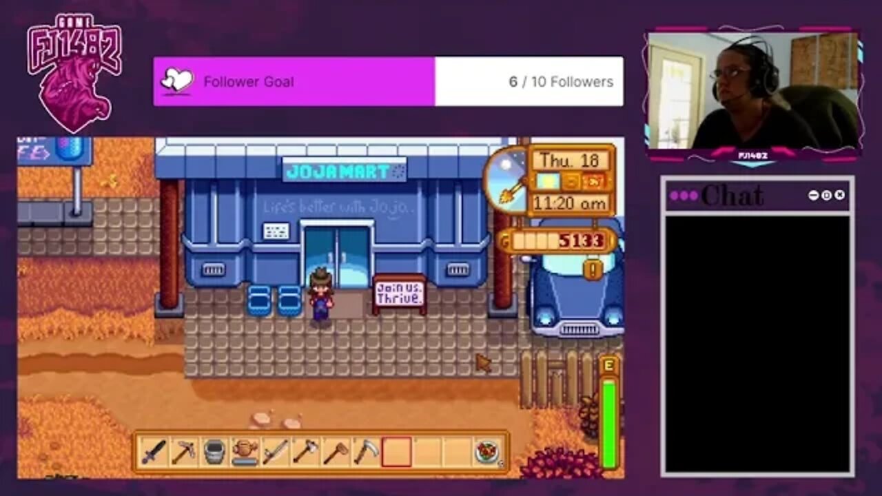 Newbie Stardew Valley Day 18 of Fall, Year 2