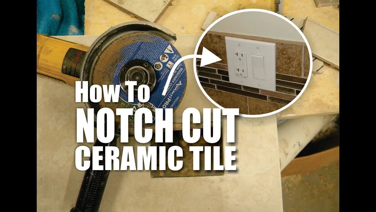 DIY How to Easily Notch Cut Ceramic Tile