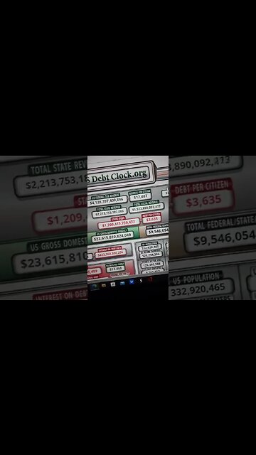 usdebtclock.org some in reverse #shorts #nesaragesara