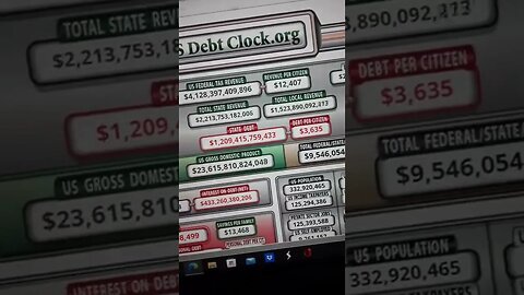 usdebtclock.org some in reverse #shorts #nesaragesara