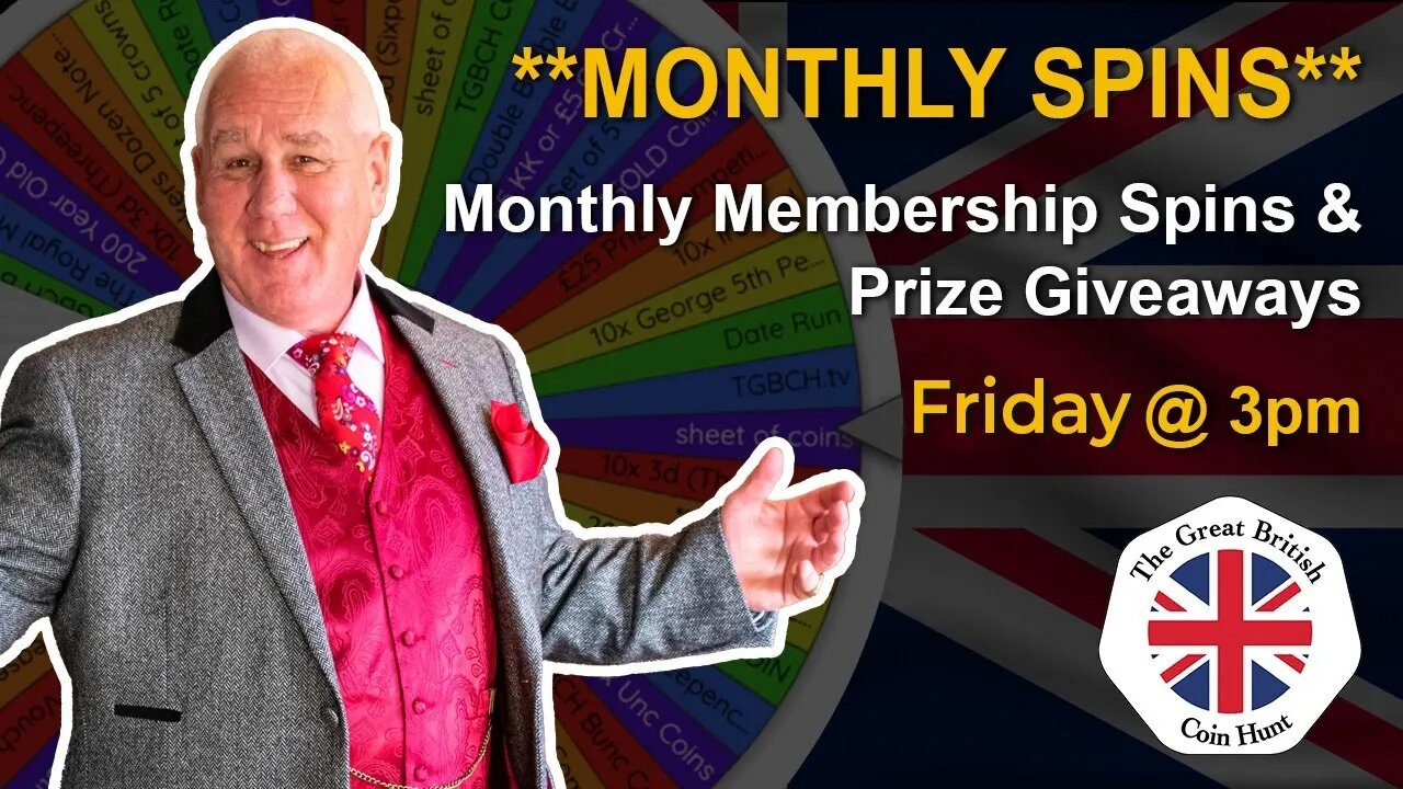 Monthly Membership Spins (Full Monty, Patreon & Payhip) FRIDAY @ 3pm 26/5/2023